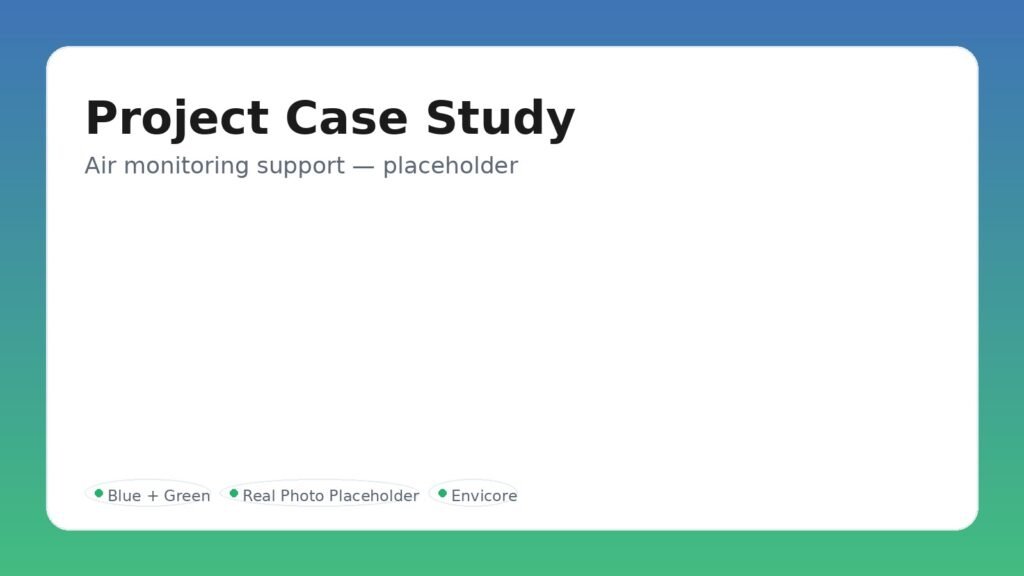 Project Case Study: Air Monitoring Program