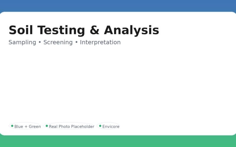 Geotechnical Services
